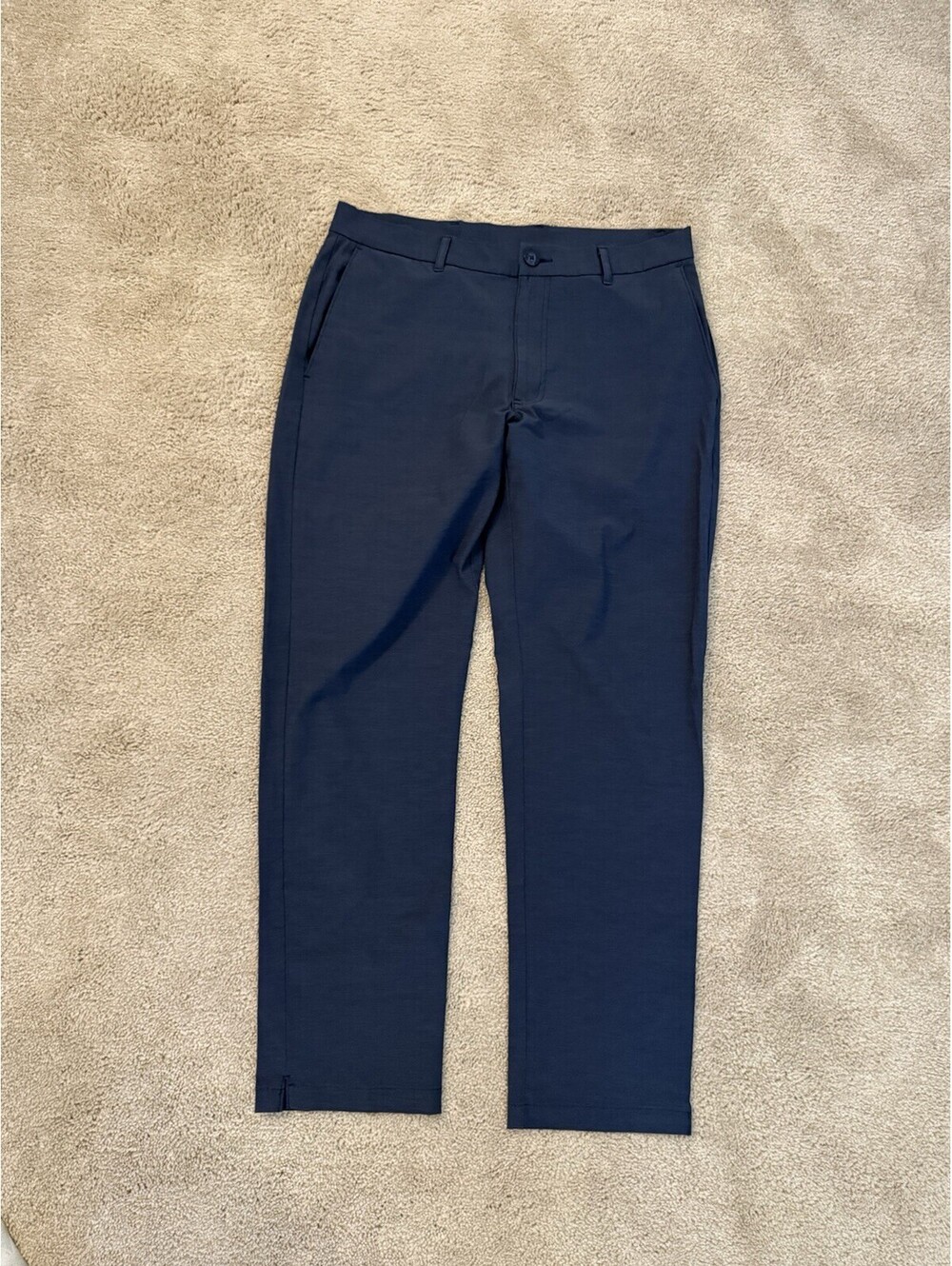 Callaway Men’s Golf Pants 34x32 Navy Blue Stretch Performance Flat Front